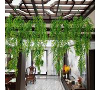 10 pezzi di piante artificiali a cascata, foglie di felce in plastica, per decorazione della casa, sala, matrimonio, balcone, cesto 5 pezzi,10 pezzi,1 pzPolipropilene