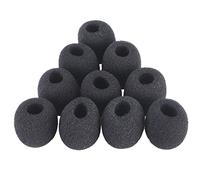 10 pezzi di piccole coperture in schiuma parabrezza parabrezza per microfono 18 mm x 8 mm