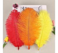 10 pezzi di piume di struzzo artificiali da 15-20 cm per la realizzazione di gioielli, decorazioni fai-da-te per matrimoni, decorazioni per la casa, centrotavola, artigianato, accessori per abiti, dec
