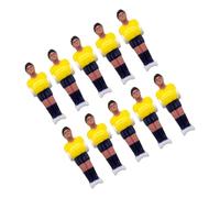 10 pezzi di plastica dura calcio foosball uomo tavolo ragazzi calciatori in plastica piccolo calcio giocatori piccole figure da tavolo