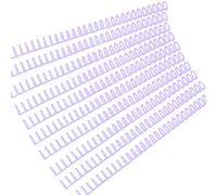 10 pezzi di plastica Raccoglitori a fogli mobili a 30 fori Rilegatura ad anelli Dorsi pettini 85 fogli acità per album di quaderni di carta fai da te Materiale scolastico per ufficio