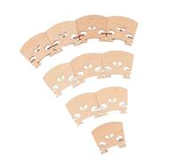 10 Pezzi Di Ponticello In Acero Da 1/8 Per Violino Accessori Per Violino