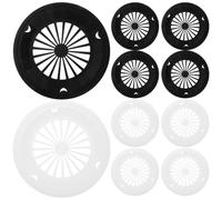 10 pezzi di portapiatti di carta in plastica rotondi, scolapasta da cucina,