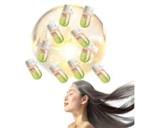 10 pezzi di profumo e olio for capelli, 2 in 1 nutrimento all'avocado for capelli crespi, mini olio profumato for capelli da donna, a lunga durata for ripristinare i capelli secchi, crespi e danneggia