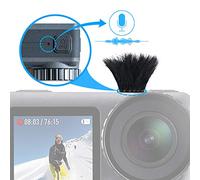 10 Pezzi di Protezione Antivento per Parabrezza per DJI OSMO Action Cam, Parabrezza per DJI OSMO Antivento per Tagliare Efficacemente il Rumore del Vento di YOUSHARES