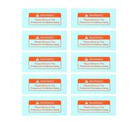 10 pezzi di protezione per casco da saldatura, 110 x 50 mm, ignifugo, anti-scintilla per taglio ad arco, MIG, TIG e plasma