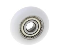10 pezzi di puleggia in plastica di nylon for mobili, ruote con cuscinetti a rulli, ruote for porte scorrevoli, ferramenta for guide, funzionamento regolare