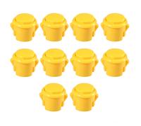 10 pezzi di pulsanti arcade da 30 mm, pulsanti arcade reattivi, gialli