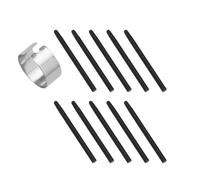 10 pezzi di punte di ricambio per Bamboo per penne Intuos per Wacom CTL460, CTH460, CTH461, CTH661, CTH-480 CTH-480S per INTUOS4 Con anello di rimozione