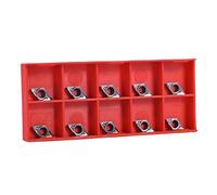 10 pezzi di punte in metallo duro con inserti in metallo duro inserti per fresatura per frese per tornio DCGT070204-AK