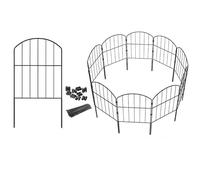 10 Pezzi Di Recinzione Decorativa Da Giardino, Recinzione In Metallo Antiruggine, Barriera For Animali, Pannelli Di Recinzione, Recinzioni E Bordure For Aiuole For Patio E Giardino Paesaggistico.