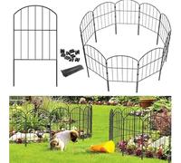 10 Pezzi Di Recinzione Decorativa Da Giardino, Recinzione Pieghevole In Filo Metallico Antiruggine Senza Scavo, Sezione Di Bordo For Aiuole Di Fiori E Animali Da Esterno For Giardino