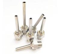 HJHLYJQBF 10 Pezzi di refrigerante Regolabile 304 Vite in Acciaio Inossidabile ugello di Liquido di Raffreddamento Acqua di Raffreddamento ad Alta Pressione, Linea di Installazione 1/8 "- 1/2" PT