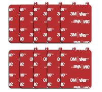 10 pezzi di ricambio adesivi adesivi per cruscotto, parabrezza, ventosa, supporto per telefono, DVR, navigazione GPS (rosso)