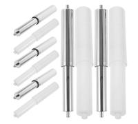 10 pezzi di ricambio per portarotolo di carta igienica con asta a molla, rullo