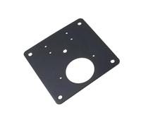 10 pezzi di riparazione for cerniere in acciaio inossidabile, piastra fissaggio for porta dell'armadio, posizione del foro della cerniera per Porta in AcciaioInox(Black)