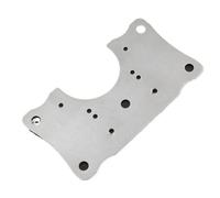 10 pezzi di riparazione for cerniere in acciaio inossidabile, piastra fissaggio for porta dell'armadio, posizione del foro della cerniera, guarnizione e installazione per Porta in AcciaioInox