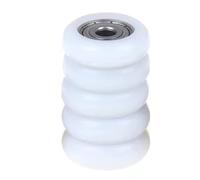 10 pezzi di rulli for porta doccia, ruote di ricambio bianche for box doccia, diametro ruota 19-25 mm, for box doccia domestici(19mm)