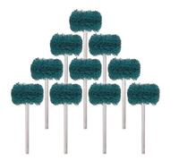 10 Pezzi Di Ruote Di Lucidatura In Nylon For Mini Trapano, Spazzola Abrasiva Con Gambo Da 3 Mm/2,35 Mm Compatibile Con Set Di Accessori For Utensili Rotanti Dremel(Green 10PCS,2.35mm Shank)