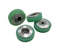 10 pezzi di ruote in gomma for macchina for cordonatura elettrica della carta, macchina for marcatura autoadesiva, 32,5x5x10 mm(Rubber wheel)