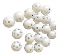 10 pezzi di sonaglio bianco sonaglio inserti sonaglio scatola riparazione bambola creatore di rumore inserto sonaglio per animali marionette bambola sonagli animali domestici sonagli e anelli di