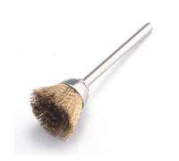 10 pezzi di spazzole a tazza for lucidatura in filo di ottone, spazzole in filo di rame a forma di ciotola for utensili rotanti, compatibili con Dremel e smerigliatrici.