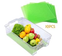 10 pezzi di spugna per ripiano del frigorifero, per prolungare la durata di