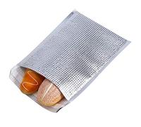 10 Pezzi di Stoccaggio Monouso per Disposizione Termica, Ambiente Argento Lettura per Picnic Camp Viaggi, #-02, 25*30 cm, 25 x 30 cm