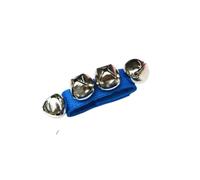 10 pezzi di strumento a percussione, campanello da polso, for bambini, for spettacoli danza, for mano e piede, for la prima infanzia, sussidi didattici Per Scuola Party(Blue)