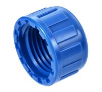 10 pezzi di tappi terminali filettati femmina in PVC - Connettori terminali for tubi, raccordi in PVC bianco/grigio/blu for sigillare giunti e tubi(Blue,3/4PT)