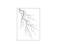 10 pezzi di tatuaggi for cellule vascolari di simulazione scura europea e Linea semplice Tatuaggi usa e getta impermeabili for il sudore W×L (105mm×148mm)(F055)