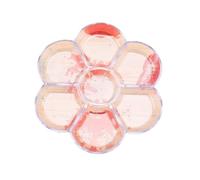 10 pezzi di tavolozza di fiori di prugna in ceramica imitazione, tavolozza di pigmenti in plastica for pittura ad acquerello tradizionale cinese Per Olio, Acquerelli(Transparent)