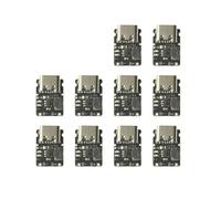 10 Pezzi di Tipo C 5 V Carica Scarica Modulo Integrato 3,7 V 4,2 V 18650 Batteria al Litio Scheda di Alimentazione di Ricarica Protezione