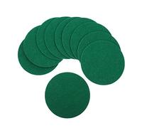 10 Pezzi Di Toppe Per Pusher Da Air Hockey Accessori Sostitutivi Per Tavolo Da Gioco Feltro Verde Per Esperienza Di Gioco Ottimale