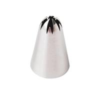 10 pezzi di ugelli for decorare fiori di ciliegio, punta for sac à poche in acciaio inox, strumento di cottura professionale, compatibile con delicati fiori di crema a 5 petali