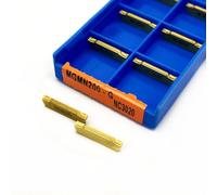 10 pezzi di utensili for macchine utensili MGMN150 MGMN200 PC9030 NC3020 NC3030 Inserti for scanalatura for portautensili esterni Inserto in metallo duro for utensili da taglio MGMN(MGMN200-G NC3020)