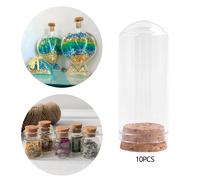 10 pezzi di vetro a cucina vetro cloche cloche barattoli per disposizione