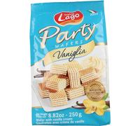 10 pezzi di wafer alla vaniglia quadrati elledi lago party - 250 gr