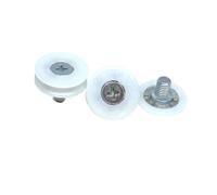 10 pezzi diametro esterno 22mm POM Guidacavo con scanalatura a U e rullo for cassetto del frigorifero 22x7xM6 DU22 C6L8W7M6 ruota for binario rotondo DR19 DR22 DR30(DR30-C2L8W7M6)