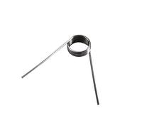 10 pezzi diametro filo 2mm, diametro esterno 12mm, molle di torsione meccaniche in acciaio per molle resistenti alla corrosione, angolo 60°, 2x12mm-3 giri - 60°