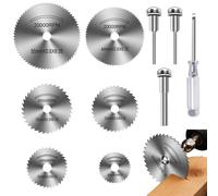 10 Pezzi Dischi Da Taglio per Dremel, Mini Lame per Seghe Circolari HSS per Tagl