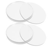10 Pezzi Disco Acrilico Rotondo Trasparente 4,7 Pollici 1/8"