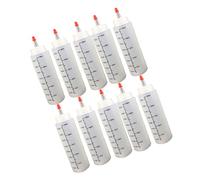 10 pezzi dispenser for salsa contenitori for condimento con coperchio ugello for bottiglia di sciroppo contenitore for salsa giapponese con coperchio bottiglie di marmellata contenitori for alimenti k