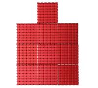 10 Pezzi Dissipatore di Calore per Chip, Aletta per RAM | Riduce il Surriscaldamento, per Prototipazione Pcb e Tecnici, Finitura Liscia in Metallo, 25x25x5 MM