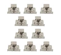 10 pezzi doppio rullo di chiusura vintage armadio porta armadio serrature a scatto for camper camper armadio cassetto accessori hardware for mobili,Forte e durevole(14mm)