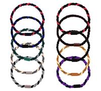 10 Pezzi Elastici per Chioma Intrecciati, Set da 10, in Nylon | Tieni Ferma la Chioma, Adatti a Ogni Tipo di Capello, Presa Salda per Uso Quotidiano