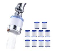 10 pezzi elemento filtrante filtro purificatore acqua rubinetto doccia(3pcs Filter)