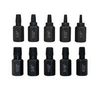10 pezzi Estrattore di viti danneggiate Easy Out Spogliato Vite Remover Testa Esagonale Bit Socket Wrench Bolt Remover Tool Damaged Extractor Bolt