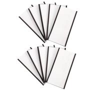 10 Pezzi Etichetta Magnetica Clip per Scaffali e Armadi Chiari | Gomma e Magnete, Montaggio senza Attrezzi, per Organizzazione Inventario e Aggiornamenti Rapidi dei Prezzi