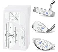 (10 pezzi) Etichette adesive per l'impatto dei bastoni da golf, set di adesivi per l'impatto dei bastoni da golf 3-in-1, analisi dell'area di dolce impatto e della coerenza, adesivi per l'impatto dei 